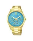 Pulsar Men Gold Watch Chronograph Style Women Watches