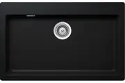 Abey Schock Signus Magma N100XL Single Bowl Inset Granite Sink N-100XLB