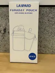 Lanpard Faraday Pouch - 2 Pack - Signal Blocking Key Fob Protector
