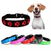 Pet Cat Dog Collar Night Safety Flashing Glow In The Dark Cat Pet Supplies U0H1