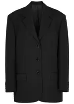 Acne Studios Juylie Oversized Blazer - Black - 6 6