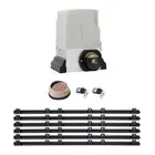 LockMaster Electric Sliding Gate Opener 1800KG Automatic Keypad Remote Rail 6M