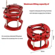 Router Table Lifting System Aluminum Alloy 4 Jaw Clamping Base Adjustable Tool