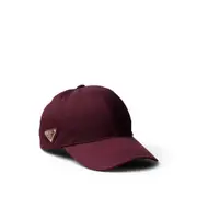 [Prada] Prada Logo-plaque Baseball Cap M RED