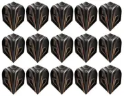 5 New Sets Harrows Noble Standard Dart Flights – Ships w/ Tracking - Gold