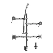 Brateck Dual-Monitor All-in-One Studio Setup Desktop Mount