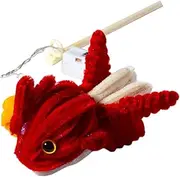 Craft Pipe Cleaners, Fish Lantern Plush Sticks, Colorful New Year Ornament Twisting Stick Set, Spring Festival Toy Fuzzy Stick Craft for Kids