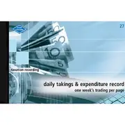 Zions Daily Takings and Expenditure Record Book