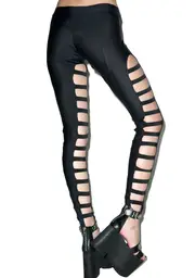 [J Valentine] No Enemies Strapped Ladder Pants