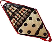 Oshhni Shuffleboard Bowling Pin Set with 10 Pins and Ball Desktop Bowling Toy Wooden Bowling Set for Indoor, Party Favors Christmas