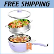 Portable 1.5L Electric Hot Pot - Ideal for Dorms, Includes Silicone Spatula