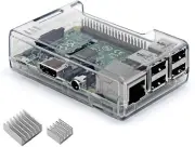 Raspberry Pi 3 B+ Case, Raspberry Pi 3 Model B+ Transparent Case-NEW-FREE SHIP