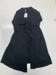 Xpemyo Womens Black Robe Size Medium