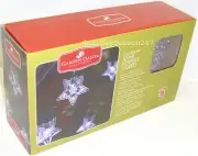 30 LED Solar Crystal Star String Light Garden Holiday Christmas Outdoor Decor