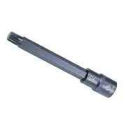 Triple Square Spline Bit Socket M12 Bit 1/2" Drive 5.5" Long S2 Alloy Steel Cr-V