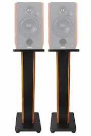 Pair 28" 2-Tone Speaker Stands For Edifier R1700BT Bookshelf Speakers