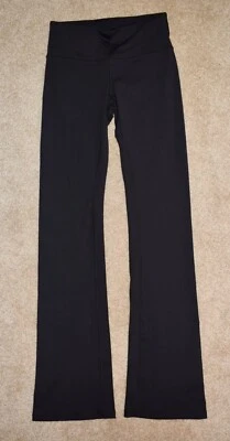 New Womens PrAna Pants XS Long Inseam Black Chakara Bootcut Nylon Stretch
