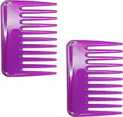 Mini Wide Tooth Comb,Small Travel Purse Comb Hair Detangling Comb Beard Comb Pocket Comb for Curly Wet Dry Hair,Detangler Comb Styling Comb for Men Women Handmade of Cellulose