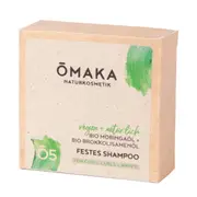 Ōmaka naturkosmetik Ō5 Solid Shampoo with Organic Moringa Oil and Organic Broccoli Seed Oil, 55 g
