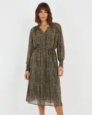 Athena Snake Print Dress Multi