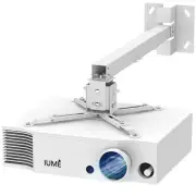 IUMÉ White Projector Mount, Extending Wall Ceiling Projection Bracket Height ...