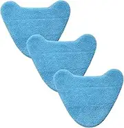 3 Pack Reusable Replacement Refills Steam Mop Pads Compatible with Hoover WH01100 WH20200, Microfiber Washable Cleaning Pads Fits for Vax S2 S2C S3 S3S, 12.6×8.7Inch