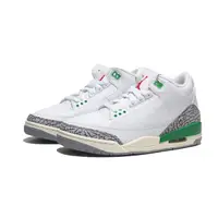 在飛比找Yahoo奇摩購物中心優惠-NIKE 籃球鞋 WMNS AIR JORDAN 3 白綠色