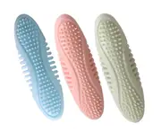 P89 3PCS Dog Bite-resistant Tooth Grinder Sea Cucumber Shape Rubber Ball Pet Toy