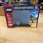 NIB MAGA Donald Trump "Build The Wall" Building Blocks 101 Pc. Set