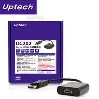 在飛比找PChome24h購物優惠-Uptech 登昌恆 DC202 Dp to HDMI訊號轉