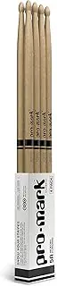 ProMark Classic Forward 5A Hickory Drumsticks, Oval Wood Tip, 4-Pack