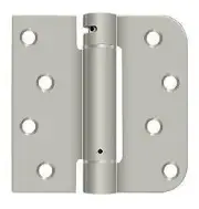 Deltana DSH4SR5-RH 4 x 4 Ball Bearing 5/8" Radius Corner - Nickel