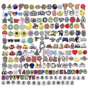 100pcs Shoe Charms for Croc Bubble Slides Sandals Clogs Charms - Decorate Your Shoes with Fun and Colorful Charms!