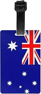 [GaxfjRu] Australian Flag Luggage Tags for Suitcases,Funny Cute Tags for Luggage for Suitcase,Cruise ID Labels for Women, Men
