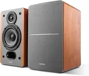 Edifier P12 Passive Bookshelf Speakers - 2-Way Speakers with Built-in Wall-Mount Bracket - Wood Color - Pair - Needs Amplifier or Receiver to Operate - Receiver/Amplifier Sold Separately