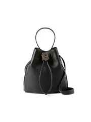 Burberry Mini TB Bucket Bag in Black