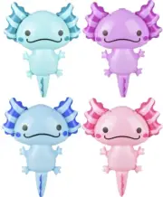 Axolotl Inflate | Set of 2 | 24 Inch | Two Pc Inflatable Pool Toys and Party Dec