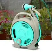 Mini Garden Pipe Hose Reel Water Spray Gun Set Agricultural Portable Storage AUS