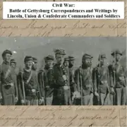 Battle of Gettysburg Writings by Lincoln, Commanders and Soldiers USB Drive