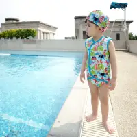 在飛比找momo購物網優惠-【Splash About 潑寶】嬰兒 保暖泳衣 連身- 恐