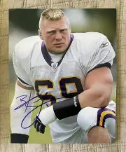 Brock Lesnar Hand Signed 8 X 10 Photo With COA