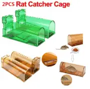2X Mouse Trap Live Live Bait Trap Mouse Trap Garden House Bait Station