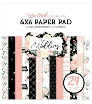 Echo Park Paper WEDDING 6x6 Scrapbook Paper Cardstock Pad