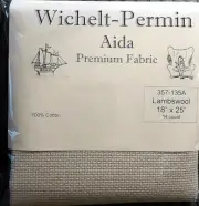 Wichelt Imports PREMIUM Cross Stitch Fabric AIDA 14 ct 18" X 25" LAMBSWOOL