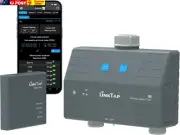 D1 Wireless Water Timer & Gateway - 2 Zone Smart Hose Tap Timer, Built-In Flow M