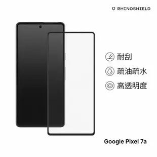 【RHINOSHIELD 犀牛盾】Google Pixel 7a 9H 3D滿版玻璃保護貼(3D曲面滿版)