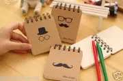 4 x pocket size spiral bound Notepads journal sketch notebook favour filler bulk
