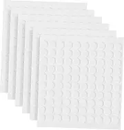 Angoily 600pcs Double Sided Adhesive Dots Clear Sticky Fixers for Crafting Wall Hanging and Home Decor Removable Transparent Dots with Strong Adhesion for DIY Projects