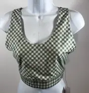 Women’s Glyder Checkered workout Top Size XL
