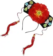 [NAMOARLY] Retro Hanfu Headband Qing Dynasty Hair Hoop Princess Hairband Decorative Headband Traditional Chinese Cosplay Hair Accessory
